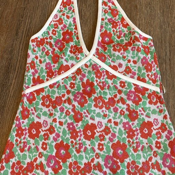 Zara floral halter dress - Picture 2 of 4